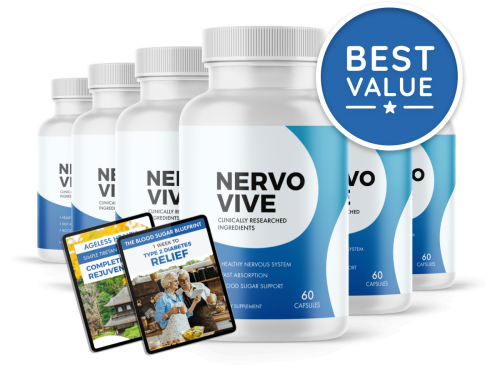 Nervovive - 6 Bottles + 2  Ebooks